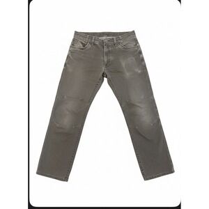 KUHL Patina Dye Olive/Brown Pants Mens Sz 34x32 Cotton Straight Leg 5-Pocket